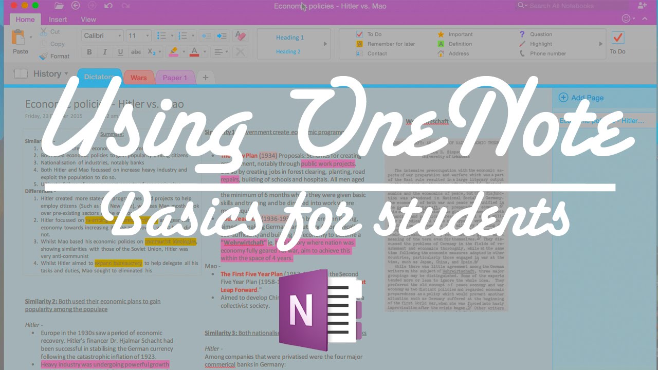 templates on onenote for mac